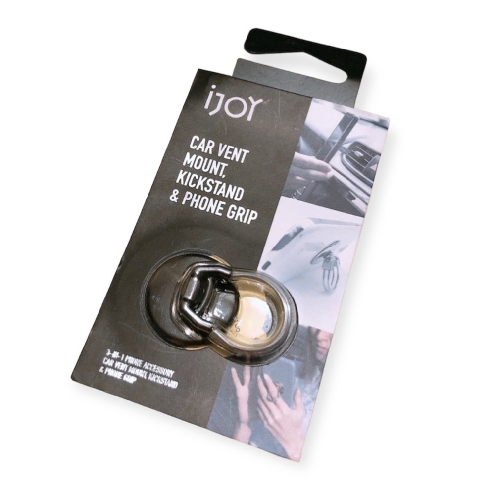iJOY 3-in-1 Car Vent Mount, Kickstand & Phone Grip - Picture 1 of 8
